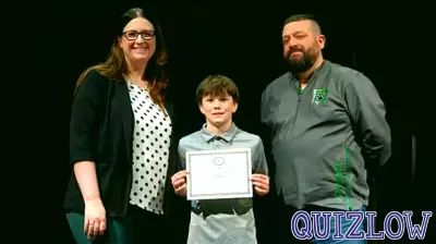 Celebrating April Students of the Month at Pike-Delta-York Board of Education Meeting