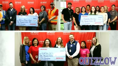 DENSO Contributes $9,000 to Enhance STEM Education in Local High Schools