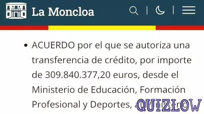 Spain boasts of public education but cuts €309 million in funding