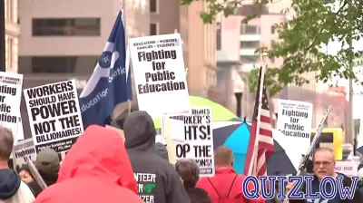 Thousands Rally at Ohio Statehouse to Advocate for Public Education